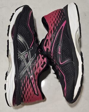 Asics Gel-Cumulus Women's Running Shoes Size 8.5 Black Pink T7B8N